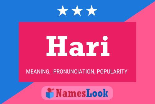 Hari Name Poster