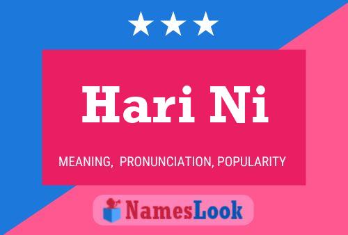 Hari Ni Name Poster