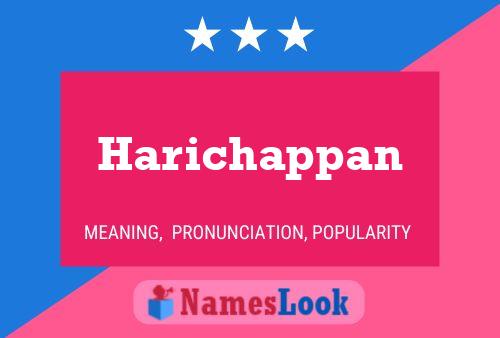 Harichappan Name Poster