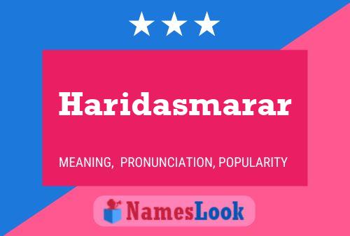 Haridasmarar Name Poster