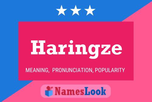 Haringze Name Poster