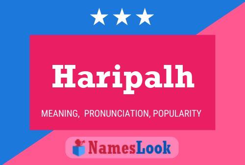 Haripalh Name Poster