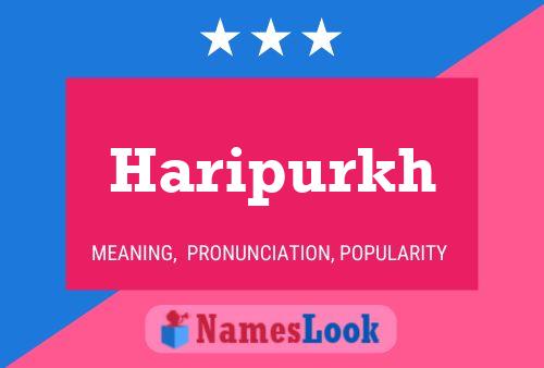 Haripurkh Name Poster