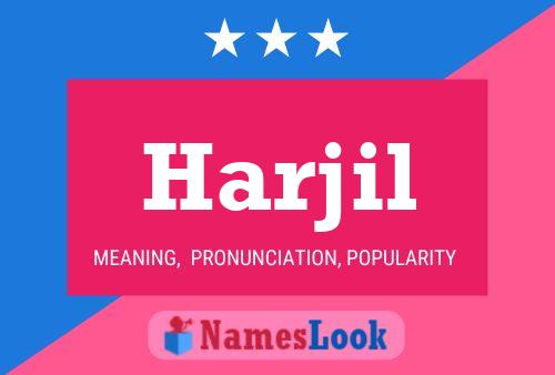 Harjil Name Poster