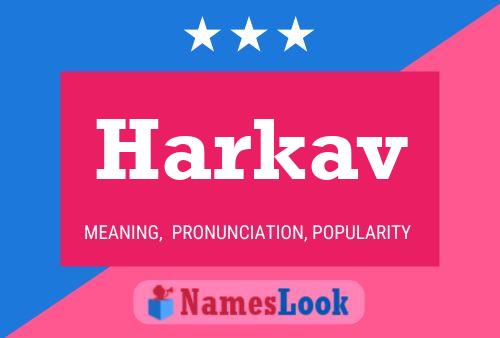 Harkav Name Poster