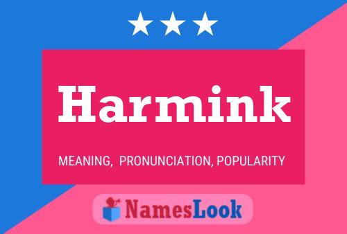 Harmink Name Poster