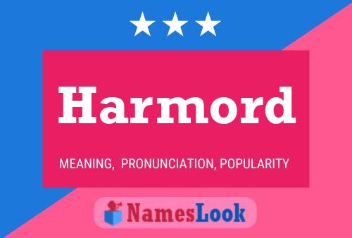 Harmord Name Poster