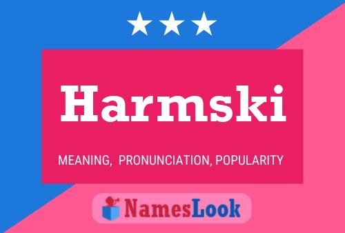 Harmski Name Poster