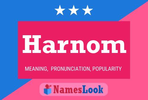 Harnom Name Poster