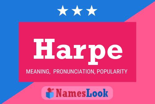 Harpe Name Poster