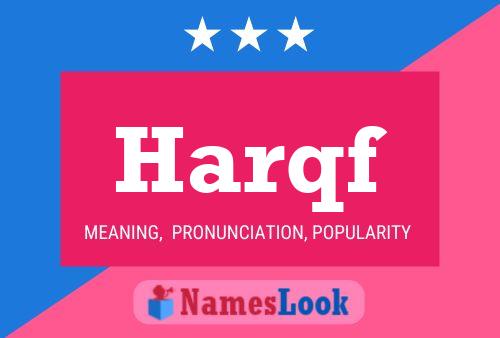 Harqf Name Poster