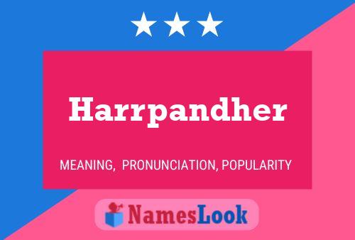 Harrpandher Name Poster