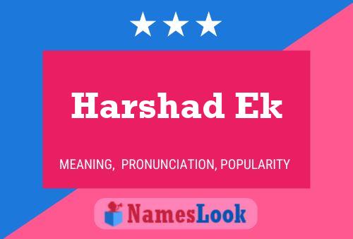 Harshad Ek Name Poster