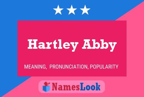 Hartley Abby Name Poster