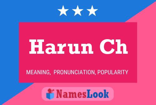 Harun Ch Name Poster