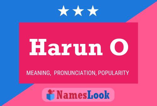 Harun O Name Poster