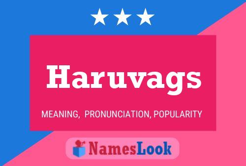 Haruvags Name Poster