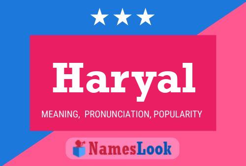 Haryal Name Poster