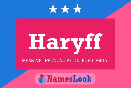 Haryff Name Poster