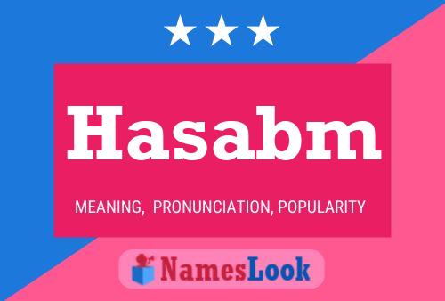 Hasabm Name Poster