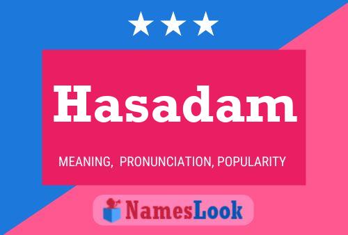 Hasadam Name Poster