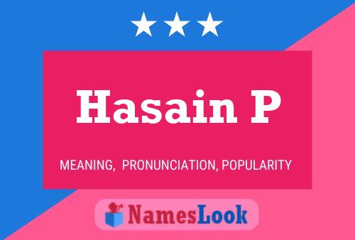 Hasain P Name Poster