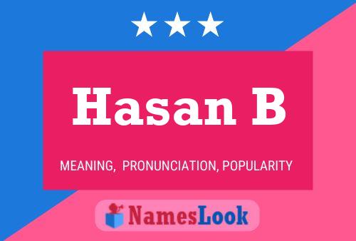 Hasan B Name Poster