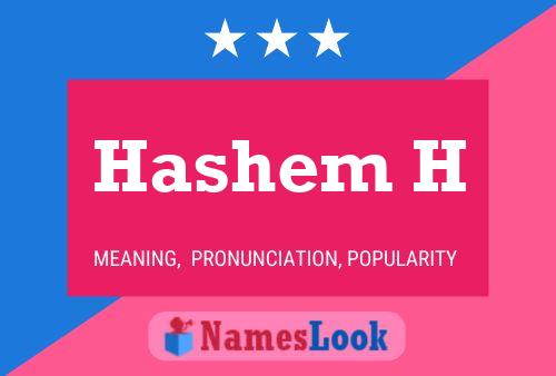 Hashem H Name Poster