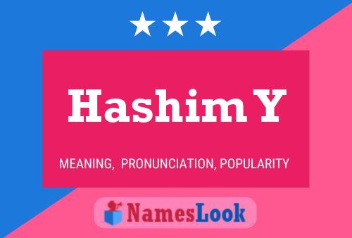 Hashim Y Name Poster