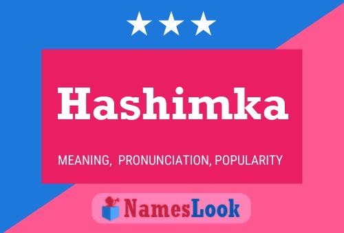 Hashimka Name Poster