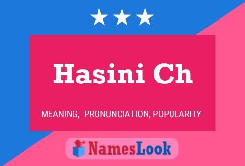 Hasini Ch Name Poster