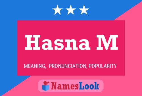 Hasna M Name Poster