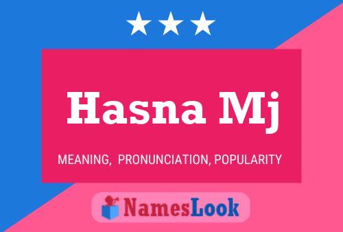 Hasna Mj Name Poster