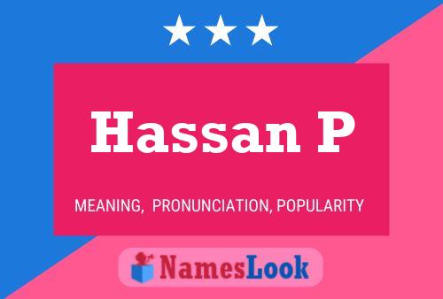 Hassan P Name Poster