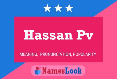 Hassan Pv Name Poster