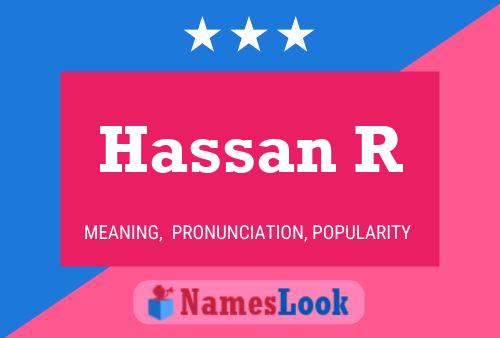 Hassan R Name Poster