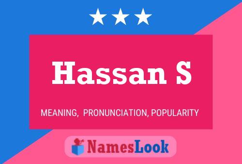 Hassan S Name Poster