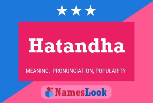 Hatandha Name Poster