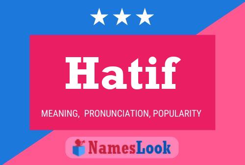 Hatif Name Poster