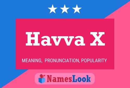 Havva X Name Poster