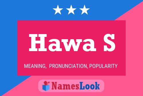 Hawa S Name Poster