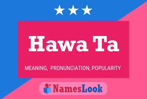 Hawa Ta Name Poster