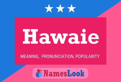 Hawaie Name Poster