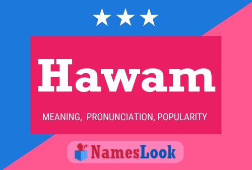 Hawam Name Poster