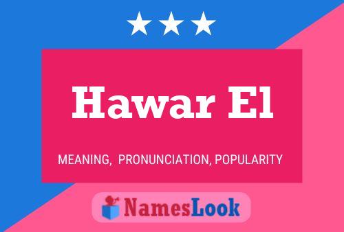 Hawar El Name Poster