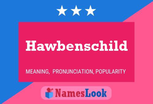 Hawbenschild Name Poster