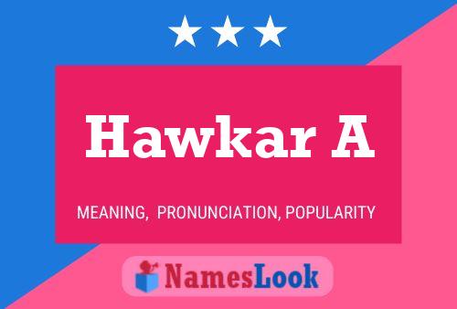 Hawkar A Name Poster