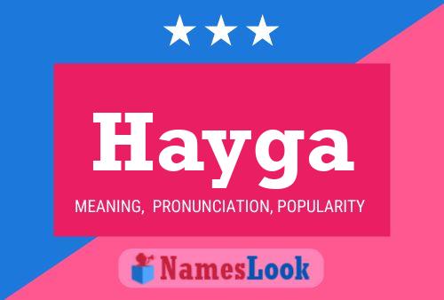 Hayga Name Poster