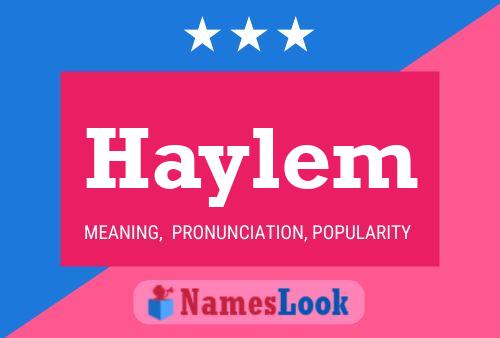 Haylem Name Poster