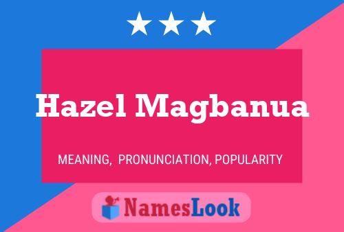 Hazel Magbanua Name Poster